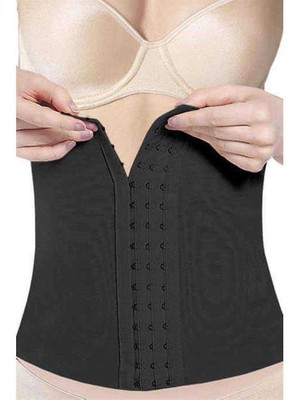 Çerçici Elite Life Göbek Bel Inceltici Karın Toparlayıcı Kadın Korse Siyah 886-ROYALEKS