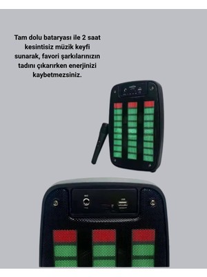 Lims Store Bluetooth Bağlantılı Taşınabilir Müzik Cihazı – 2 Saat Kesintisiz Müzik