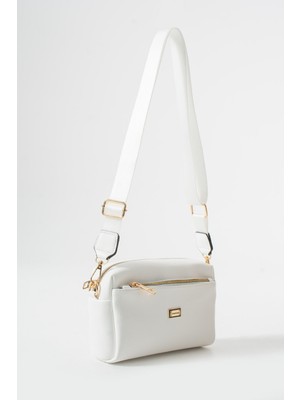 Sanmorris Kadın 3 Gözlü Suni Deri Geniş Askılı Çapraz Çanta 1441