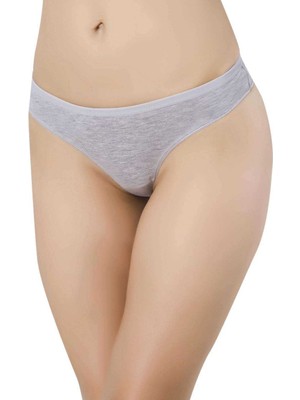 Çerçici Gri Kadın Günlük Pamuklu Likralı Özel Poşet Içinde Taşınabilir  Slip Külot-Royaleks