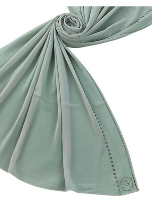 Mısırlı Eşarpları Krep Abiye Taşlı Şal