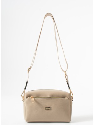 Sanmorris Kadın 3 Gözlü Suni Deri Geniş Askılı Çapraz Çanta 1441