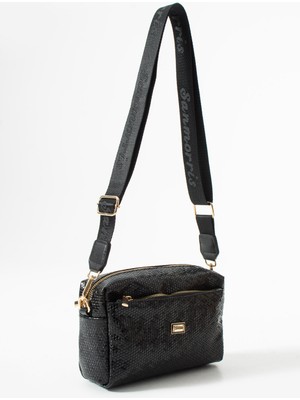 Sanmorris Kadın 3 Gözlü Suni Deri Geniş Askılı Çapraz Çanta 1441