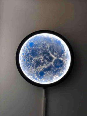 Kamer LED Işıklı Ay Tablosu