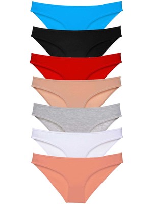 Çerçici 7 Adet Süper Eko Set Likralı Kadın Slip Külot Set 1-Royaleks