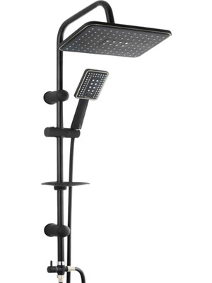Özgürce Çok Fonksiyonlu Siyah Robot Yağmurlama Tepe Duş Seti