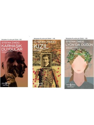 Türkiye İş Bankası Kültür Yayınları Stefan Zweig Karmaşık Duygular +2 Adet Kitap Set