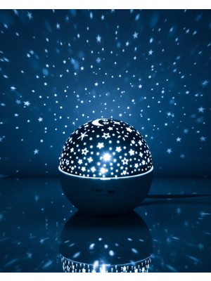 Getittir Çocuk ve Yetişkinler Için Yıldız Projektör Gece Işığı - Lisinya