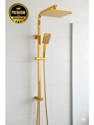 Özgürce Altın Gold Tepe Yağmurlama Kireç Kırıcılı Toro Duş Seti, Pirinç Yönlendirici