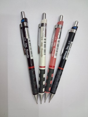 Rotring Tikky Mekanik 0,7mm 4 Lü ( Siyah Beyaz Gülkurusu Kahverengi)
