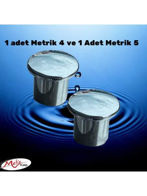 Özgürce Banyo Batarya Yönlendirici Ucu Seti, Metrik 4 ve 5, 2'li Paket