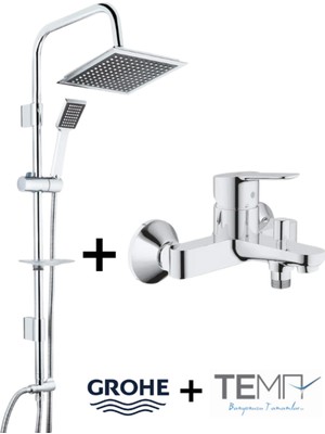 Özgürce Modern Banyo Seti: Duş Bataryası ve Konforlu Robot Duş Başlığı