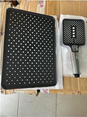 Özgürce Yüksek Boyutlu Çiftli Duş Kafası ve Başlık Seti, Konforlu Kullanım