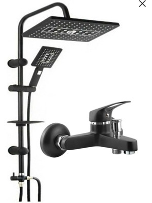 Özgürce Modern Siyah Tepe Primelux Robot Duş Seti, Şıklık ve Konfor Bir Arada