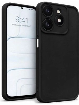 Fenza Tecno Spark Go 2024- Tecno Spark 20 - Infinix Hot 40I- Infinix Smart 8 Ultra Uyumlu Kamera Çıkıntılı Mat Silikon Telefon Kılıfı