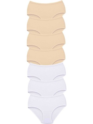 Çerçici 7 Adet Tutku Kadın Yüksek Bel Bato Kalın Lastik Külot S9-Royaleks