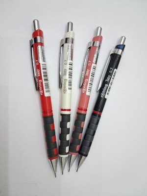 Rotring Tikky Mekanik 0,7mm 4 Lü ( Kırmızı Beyaz Gülkurusu Siyah)