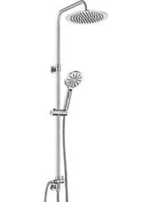 Özgürce Modern Yuvarlak Banyo Duş Seti, Kolon ve Tepe Duş ile Konforlu Kullanım