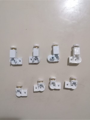 Özgürce Beyaz Bella Serisi 1 Sabit ve 2 Açılır Duşakabin Tekeri