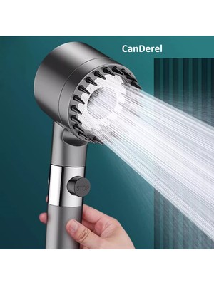 Özgürce Çok Fonksiyonlu Filtreli Krom El Duşu, Ayarlanabilir ve Arıtmalı Tasarım
