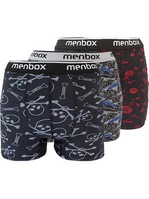 Çerçici 3 Adet Desenli Mio Caz Eşarp Pamuklu Eşarp Desen Boxer No:8-Bonjela