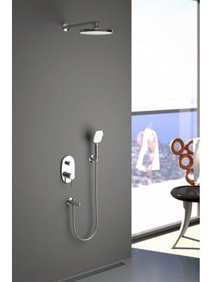 Özgürce 5 Yıl Garantili Tenedos Ankastre Duş Sistemi, Şık ve Dayanıklı Tasarım