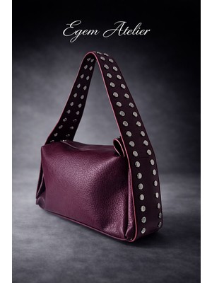Egem Atelier Zımbalı Kol Çantası