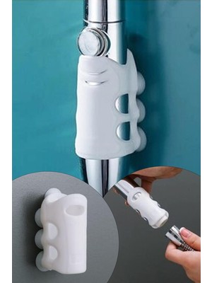 Özgürce 7 Vantuzlu Su Geçirmeyen Banyo Duş Başlığı Askı Tutucu