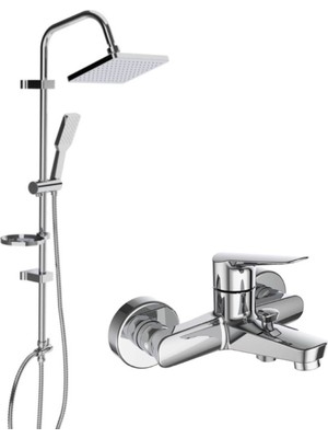 Özgürce Yağmurlama Robot Tepe Duş Seti ve Banyo Armatürü Paketleri