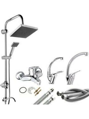 Özgürce Şık ve Fonksiyonel 4'lü Mutfak, Banyo Lavabo ve Duş Seti Sistemi