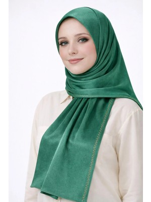 Mim Eşarp ve Şal Mısırlı Eşarpları Taşlı Jan Jan Abiye Şal 75X190 cm