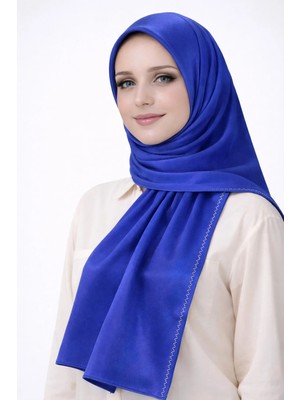 Mim Eşarp ve Şal Mısırlı Eşarpları Taşlı Jan Jan Abiye Şal 75X190 cm