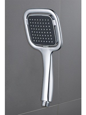 Özgürce Modern Kare El Duşu, Krom Kaplama, Şık ve Dayanıklı Tasarım