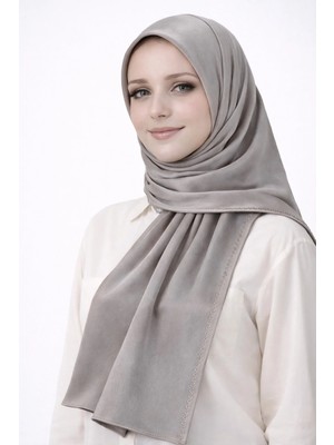 Mim Eşarp ve Şal Mısırlı Eşarpları Taşlı Jan Jan Abiye Şal 75X190 cm