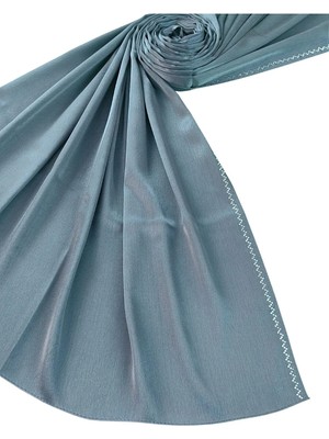 Mim Eşarp ve Şal Mısırlı Eşarpları Taşlı Jan Jan Abiye Şal 75X190 cm