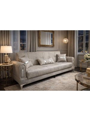 Carmen Mobilya Yataklı Bazalı Çekyat Elmas Model