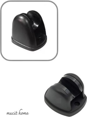 Özgürce Siyah Mafsal Duş Başlığı ve Hortum Askısı, Şık ve Kullanışlı Set