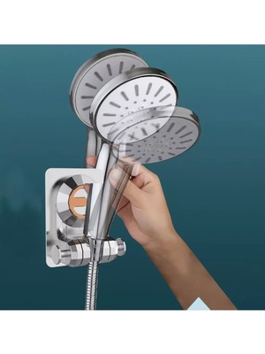 Özgürce Yapışkanlı Krom Duş Mafsalı, Pratik ve Şık Banyo Çözümü