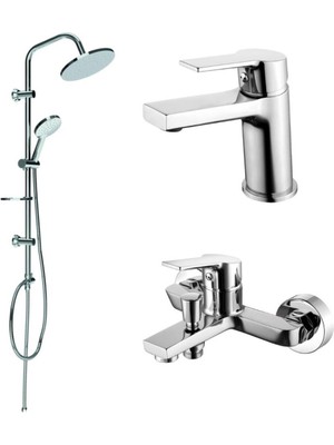 Özgürce Pratik Banyo Batarya ve Yağmurlama Duş Seti, Şık Tasarım