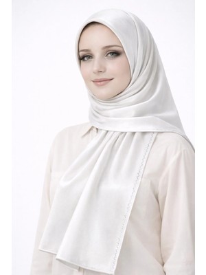 Mim Eşarp ve Şal Mısırlı Eşarpları Taşlı Jan Jan Abiye Şal 75X190 cm