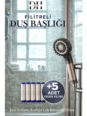 Özgürce Saç ve Cilt Dostu, Arıtmalı, Akış Sistemli Duş Başlığı