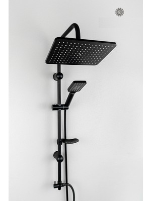 Özgürce Modern Siyah Robot Duş Seti, Şık ve Kaliteli Duş Deneyimi