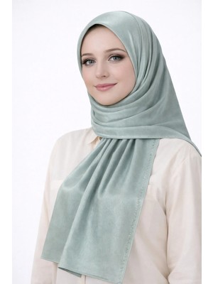 Mim Eşarp ve Şal Mısırlı Eşarpları Taşlı Jan Jan Abiye Şal 75X190 cm