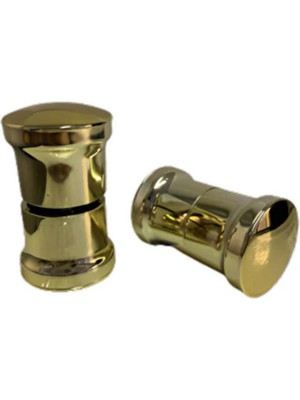 Özgürce Pratik ve Şık Altın Topuz Duşakabin Kulp Seti, 2 Iç 2 Dış Kapakli