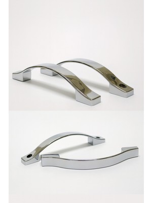 Özgürce Şık 16 cm Ay Tasarımlı Duşakabin Cam Kapı Kulp Tutamağı