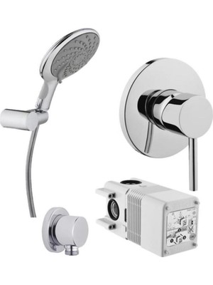 Özgürce Şık Ankastre Duş Seti Samba 5f, Modern ve Kullanışlı Tasarım