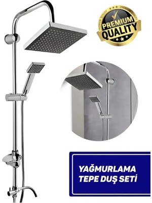 Özgürce Lüks Robot Yağmurlama Tepe Duş Banyo Seti, Şık ve Pratik Tasarım