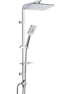 Özgürce Yüksek Performanslı 3 Fonksiyonlu Banyo Tepe Robot Duş Seti