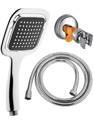 Özgürce Hijyenik ve Şık Duş Seti, Hortum ve Vakumlu Mafsalle Kolay Kullanım