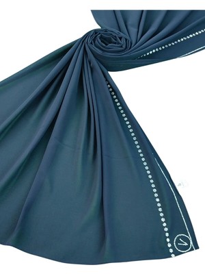 Mısırlı Eşarpları Krep Abiye Taşlı Şal